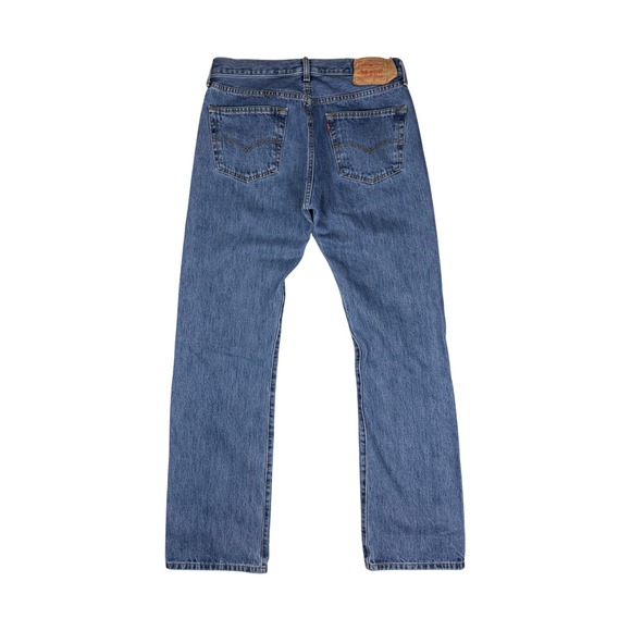 Levi's 501 XX Original Men's 32x32.5 Blue Straight Leg Cotton Denim Jeans - Picture 3 of 9